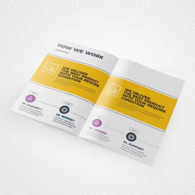 بروشور A6 (مطوية)